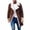 Brown, variant on QHFBli Mens Trench Coat for Winter Men's Smart Trench Wool Overcoat Long Winter Warm Button Front Brown XL