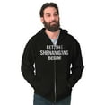 thumbnail image 5 of Let The Shenanigans Begin St Patricks Zip Up Hoodie Men's Women's Brisco Brands M, 5 of 6