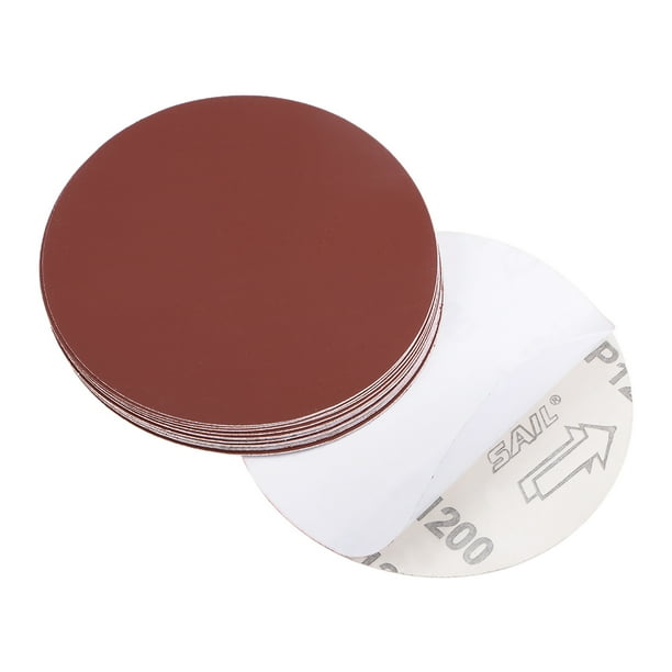 5Inch PSA Sanding Disc Aluminum Oxide Adhesive Back Sandpaper 1200