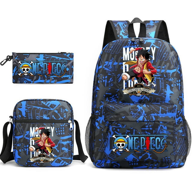 Lightning Pet Backpack Three Piece Set, Backpack Student Schoolbag
