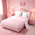 thumbnail image 3 of meiyoeat Pink Coastal Sketch Pattern 7-Piece Twin Bedding,Marine Navigation Theme Bedding Comforter Set For Girl,Reversible, 3 of 7
