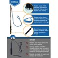 thumbnail image 4 of Interactive Flirt Pole Toy for Dogs Chase and Tug of War,Durable Teaser Wand with Pet Fleece Rope Lure Toy to Outdoor Exercise & Training for Small Medium Large Dogs, 4 of 6