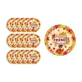 thumbnail image 2 of YingYouFu 16PC Happy Friendgiving Paper Plates,7In Autumn Pumpkin Maple Leaf Theme Dessert Plate for Cake Pizza Disposable Party Decoration Supplies for Friendsgiving Thanksgiving Party Supplies, 2 of 6