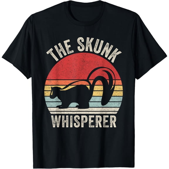 Vintage Retro The Skunk Whisperer T-Shirt