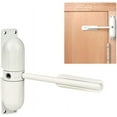 thumbnail image 2 of HUGFEGWE Ressort de Sécurité Fermeture de Porte Arrêt Automatique Ressort Réglable Fermeture de Porte en Métal (Blanc) CJB91-101760, 2 of 6