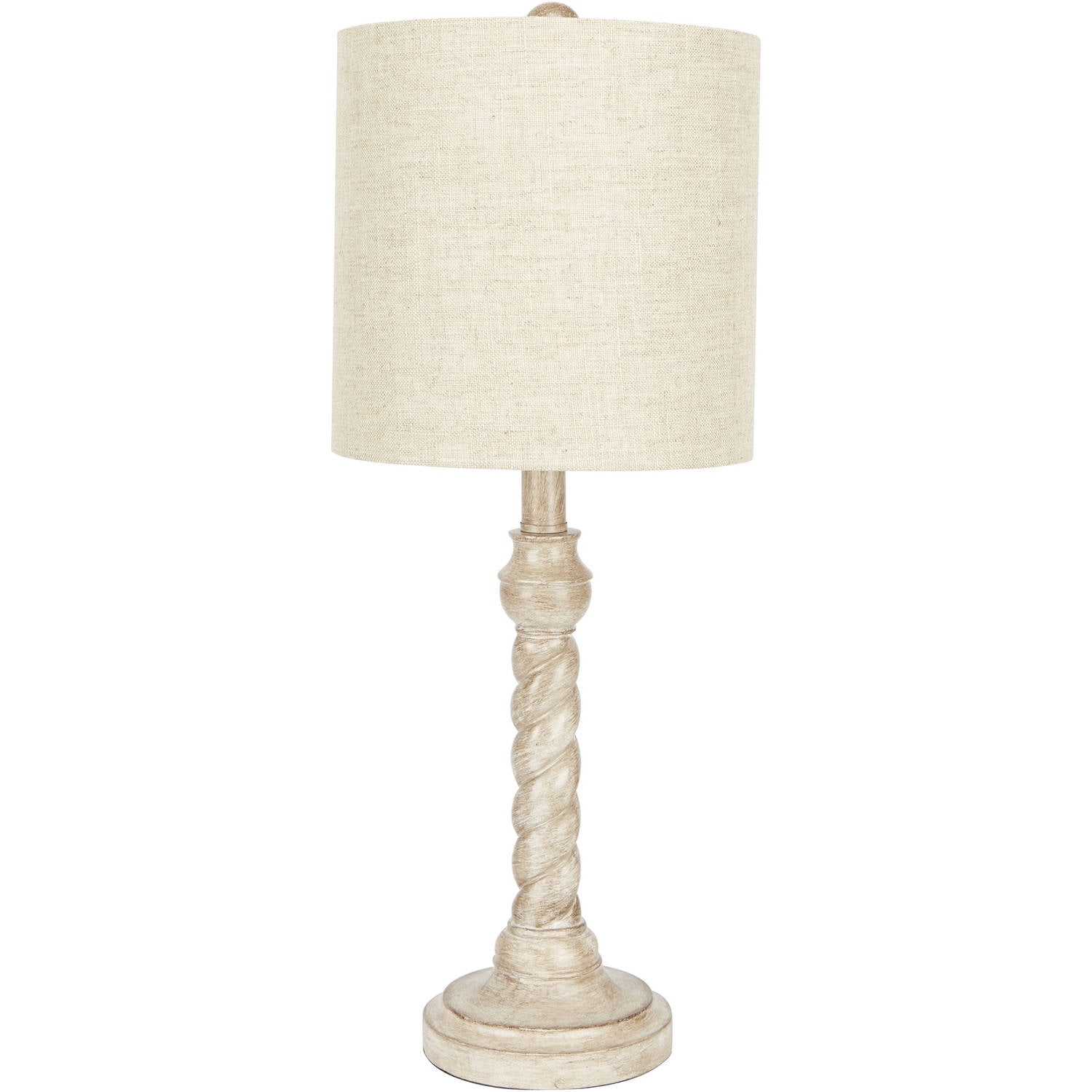 Better Homes And Gardens Twist Table Lamp Rustic Finish