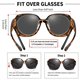 thumbnail image 4 of Gafas de Sol Polarizadas UV400 URUMQI para Mujeres, para Usar Sobre Lentes, 4 of 9