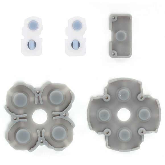 LHCER Silicone Conductive Rubber Pads Repair Part For PS5 Controller 5 PCS Set