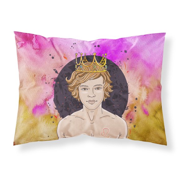 Leo Zodiac Sign Fabric Standard Pillowcase