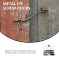 thumbnail image 2 of 1 Set Metal Self-tapping Eye Hooks Professional Screw Eye Hook for Outdoor Use, 2 of 8