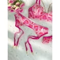 thumbnail image 6 of Gabrielle Love Chain Lingerie Set (PINK, S), 6 of 7
