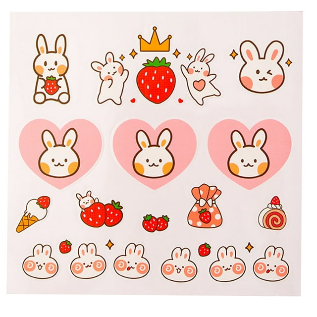 Journal Stickers Cartoon DIY Cute Removable Planner Stickers Scrapbook Stickers