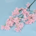 thumbnail image 4 of Flor artificial de 100 cm, flor lila, cruz de cerezo, flor de seda, flores falsas para boda, decoración del hogar, 4 of 5