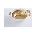 thumbnail image 2 of Pampa Bay Titanium-Plated Porcelain Pomegranate Bowl, 12 X 8.75 X 3.3in, 2 of 4