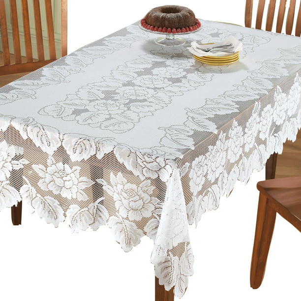 Fl Lace Tablecloth, Largest Size Round Tablecloth