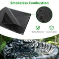 thumbnail image 5 of TROPOW Pond Liners EPDM 15x20 FT - 45 Mil UV Resistant Preformed Pond Liner Easy Cutting, Safety Material, Versatile Applications for Natural Outdoor Ponds, Waterfalls, Fish & Koi Ponds,Black, 5 of 7