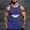 #40Blue, variant on Men's Sleeveless Tank Mens Halloween Printed Personalized Fashion Blouses Tops Workout Gym Muscle T-Shirt Plus Size Tank