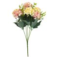 thumbnail image 1 of Billuyoard Flor de té de Hortensia, rosas, girasoles, ramo de flores artificiales para el hogar, Hotel, boda, fiesta, tela de seda, decoración Flores artificiales champán Billuyoard HA6641-01B, 1 of 6