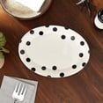 thumbnail image 5 of kate spade New York 856717 Plaque Ovale à Pois, Blanc, 5 of 5