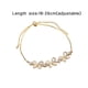 thumbnail image 3 of Pulsera con ópalos y circonitas ahumadas, pulsera con corazones para mujer, pulsera de oro para mujer, 3 of 7