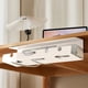 thumbnail image 1 of Under-desk Cable Management Rack Socket Organizer Fixed Storage Slot Computer Desk Socket Fixed Punch- Storage Rack, 1 of 6