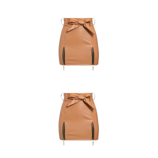 Qarigey Minifalda de cintura alta para mujer, faldas por encima de la rodilla a la moda de algodón para senderismo y escuela para niñas, Type7 NO7