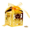 thumbnail image 1 of Lefu Hollow Holiday Candy Box Birthday Party Candy Box Paper Box Bear Packaging, 1 of 5