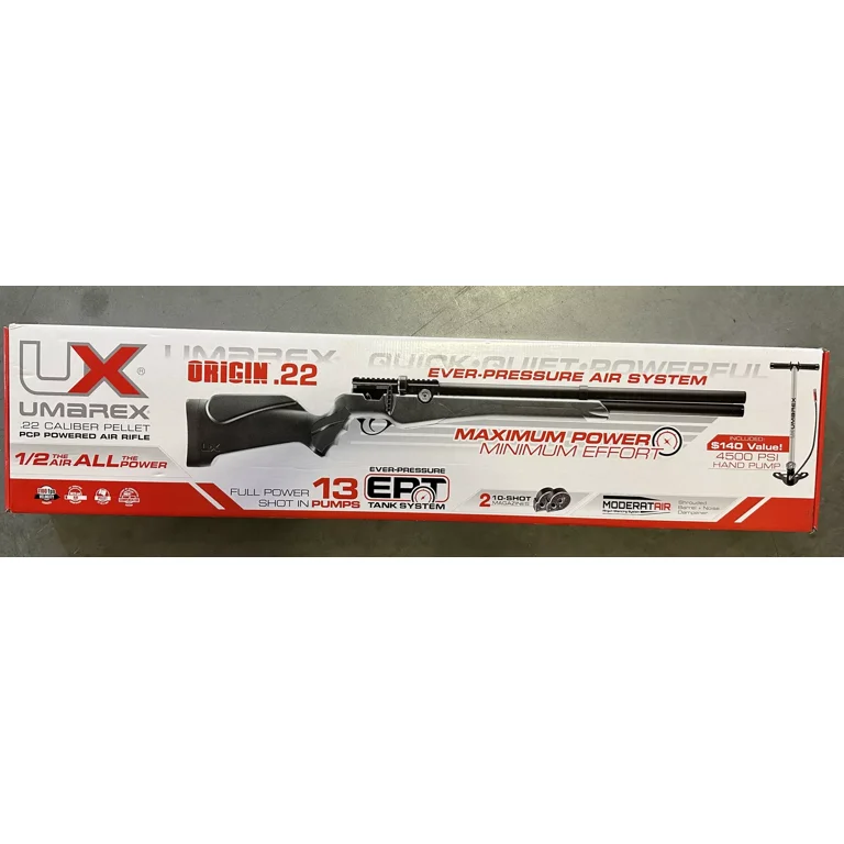 glp-1 gun barrel city Umarex Origin .22 PCP Air Gun, Multi-Pump, Patented Pre-Pressurized Chamber, 40 Shots Per Fill