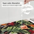 thumbnail image 6 of Easygdp Watercolor Tropical Flowers Microfiber Absorbent Dish Drying Pad,Kitchen Drying Mat,Can Be Hung, Strong Water Absorption Capacity,Quick Drying, 6 of 9