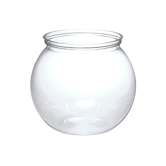 Fun Express Fishbowl Plastic Clear for Birthday 1 Piece