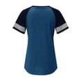 thumbnail image 4 of Gerichy Womens Summer Tops, Summer Short Sleeve Tops for Women Color Block Casual Tunic Crew Neck Striped T Shirts Women Tops, 4 of 6