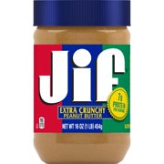 Jif Extra Crunchy Peanut Butter, 16 oz (packaging may vary)