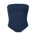 thumbnail image 7 of MYAOYINo Boundaries Ladies Seam Front Bandeau Top Strapless Asymmetrical Hem, 7 of 7