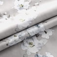 thumbnail image 3 of DriftAway Mackenzie Abstract Floral Pattern Room Darkening Window Treatment Valance Rod Pocket 50"x24"+2" Header Blue Gray, 3 of 6
