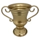 thumbnail image 5 of Maceta de hierro creativa con forma de trofeo retro, contenedor decorativo de metal para plantas. Oro, 5 of 8