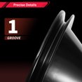 thumbnail image 4 of Polea de bomba de agua para Chevy SBC Small Block 262 265 267 283 302 305 307 327 350 400 SWP de un solo surco, 1 surco, duradera, 1 Pc, 4 of 6