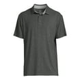 Men’s & Big Men's Jersey Knit Polo Shirt with Short Sleeves, Sizes S3XL