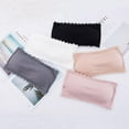thumbnail image 2 of Strapless Solid Tube Top Seamless Bandeau Bra Knitted Thread Tube Top Summer Crop Top Bra, 2 of 10