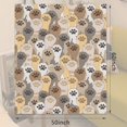 thumbnail image 2 of Cat Throw Blanket,Cat Paw Kids Blanket,Cat Blankets for Cat Lovers,Soft Throw Blanket for Home Sofa Bed Couch Birthday Decor 60x50 Inch, 2 of 6