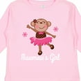 thumbnail image 4 of Inktastic Mawmaw Girl Ballerina Monkey Girls Long Sleeve Toddler T-Shirt, 4 of 5