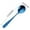 Blue-456, variant on Stainless Steel Spoon, Flat Handle Thickened, Dinnerware, Ergonomic Mirror Polishing, for Soup Serving Mixing, Home Restaurant Use | Black KTFgvq