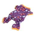thumbnail image 4 of Pijama para perro de Halloween, 4 patas, suave, cómodo, colores ricos, varios patrones, mono para perro de Halloween para casa de vacaciones, 4 of 5