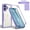 Purple, variant on ELEHOLD Clear Case for iPhone 17 Full Body Protection Case with Built-in Screen Protector,Slim Thin Shockproof Anti-Scratch Transparent Clear Case for iPhone 17,Black