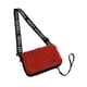 thumbnail image 5 of Mini maleta, bolso de mano con correa ajustable para el hombro, bolsa de cosméticos de carcasa dura, bandolera para caminar, senderismo, gimnasio rojo perfecl Bolsos cruzados, 5 of 8