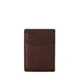 thumbnail image 2 of Tarjetero magnético de piel con diseño de Ingram Fossil, color marrón, para hombre, 2 of 4