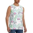 thumbnail image 2 of Kdxio Rabbit Back View for Men's Muscle T-shirt,Sleeveless for Workout Running Athletic Gym Lounge Casual, 2 of 7