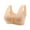 Beige, variant on Clothing Womens Seamless Wireless Supportive Bra Comfortable Bra for Seniors 2023 New Comfortable Front Closure Button Bra Cotton Bras for Older Women Full Coverage T-Shirt Bra