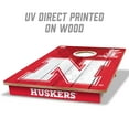 thumbnail image 3 of YouTheFan NCAA Nebraska Cornhuskers 2' x 3' Cornhole Game, 3 of 7