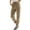 Khaki, variant on SRZYMJ Joggers for Women Sport Pants Trousers Women's Corduroy Elastic Waist Straight Wide Leg Casual Trousers with Pocket for Fall Winter