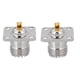 thumbnail image 4 of Conector Coaxial, 2 Conectores de Cable Coaxial UHF HURBRA SO239 DE 4 ORIFICOS Para Panel de Chasis, Conector Adaptador Coaxial RF., 4 of 7